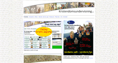 Desktop Screenshot of kristendomsundervisning.dk
